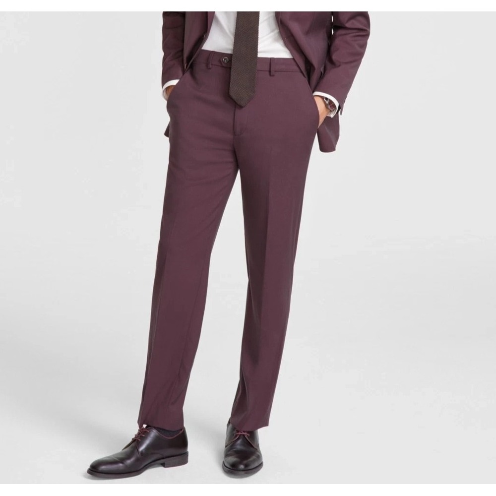 Nautica Men's Modern-Fit Stretch Dress Pants 41Wx30L E071117